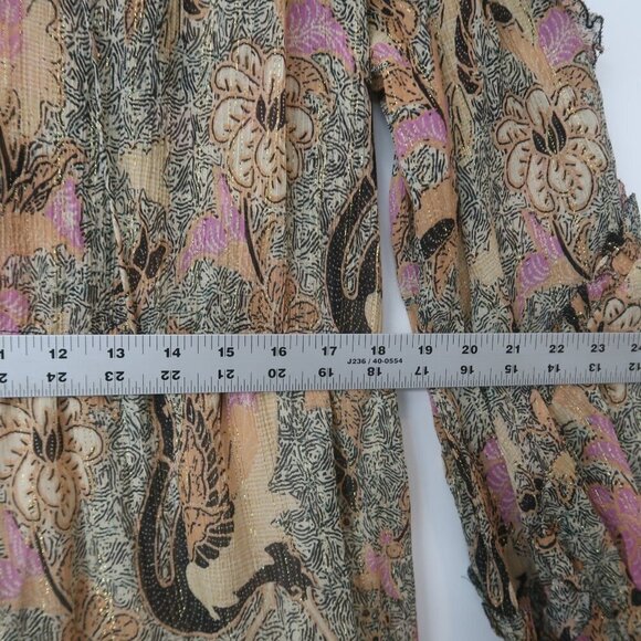 Ulla Johnson Paola Ruffled Printed Floral Midi Dress 2 - Picture 11 of 11